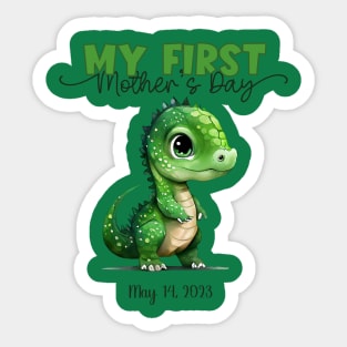 Mother's Day Dinosaur Design Sticker